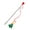 A, variant on Christmas Tickling Cat Stick Interactive Toy with Dangling Attachment Teeth Grinding Acrylic Durable Holiday Season Fun Indoor Play for Feline Friends