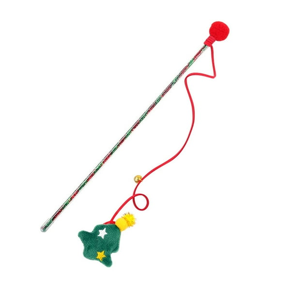TIELUTT Bâton pour Chat de Noël pour Chat avec Jouet pour Chat, Meules pour Chat Auto-Chauffantes, Fournitures pour Chat pour Chat, Jouet pour Chat pour Chat, Bâton pour Chat pour Chat, Bols à Alimentation Lente vers l'Extérieur, Tunnel Froissé pour Chat pour Chien, Animaux pour Chiens, Chiot Int