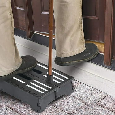 Portable Folding Step Stool 5 Inch, Portable Step Stool for Adults with Handle for Kids Elderly, Suitable for Kitchen, Bathroom, Toilet, Black