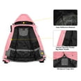 thumbnail image 4 of Little Donkey Andy Women's Warm Windproof Ski Insulated Jacket Water Repellent Winter Snowboarding Snow Coat With Detachable Hood Pink L, 4 of 7