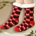 thumbnail image 2 of CYSFASHION Compression Socks for Women Plush Warm Winter Fashion Impact Fall Fashion Must Haves No Show Christmas Gifts Fuzzy Socks Red, 2 of 9