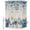 Beige Blue, variant on Shower Curtains for Bathroom, Blue Gray Pumpkins Fall Waterproof Fabric Shower Curtain, Thanksgiving Eucalyptus Leaves Decorative Bathroom Curtain for Bathtub, 36"x72", No Hooks Included