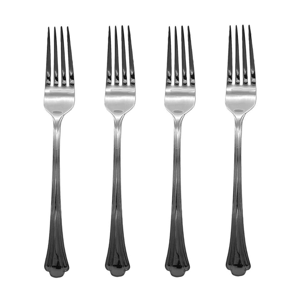 Gorham BISCAYNE Set of 4 NEW Dinner Forks 8 3/8" Stainless Flatware 