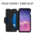 thumbnail image 4 of OtterBox Strada Series Leather Wallet Case for Samsung Galaxy S10e (ONLY) - Bulk Packaging - Espresso (Dark Brown/Worn Brown Leather), 4 of 5