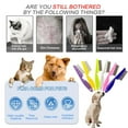 thumbnail image 2 of Pet Hair Comb, Pet Comb Dog Combs for Grooming, Cat,Dog Lice Comb, Flea Brush for Cats, Fine-Toothed Flea Comb for Long & Short Hair Pet (2 Pair,yellow), 2 of 5