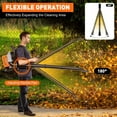 thumbnail image 4 of Floseru Backpack Leaf Blower, 2 Stroke Engine 665 CFM Air Volume Tank Leaf Blower 63CC Gas Powered Blowers Snow Blower for Lawn Care Road Cleaning, 4 of 9