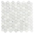 thumbnail image 7 of The Tile Life Eterna Hex 12" x 12" Gold Glass Hexagon Mosaic Floor and Wall Tile, 1 Sheet, 7 of 7