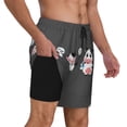 thumbnail image 3 of Haiem Cute Farm Milk Animal Mens Swim Trunks with Compression Liner 2 in 1 Swimming Shorts Stretch Swimwear Quick Dry,Board Shorts-3X-Large, 3 of 9