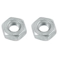 thumbnail image 4 of Unique Bargains M2.5 Thread Dia. 304 Stainless Steel Metric Hex Nut Screw Cap Fastener (50-pack), 4 of 5