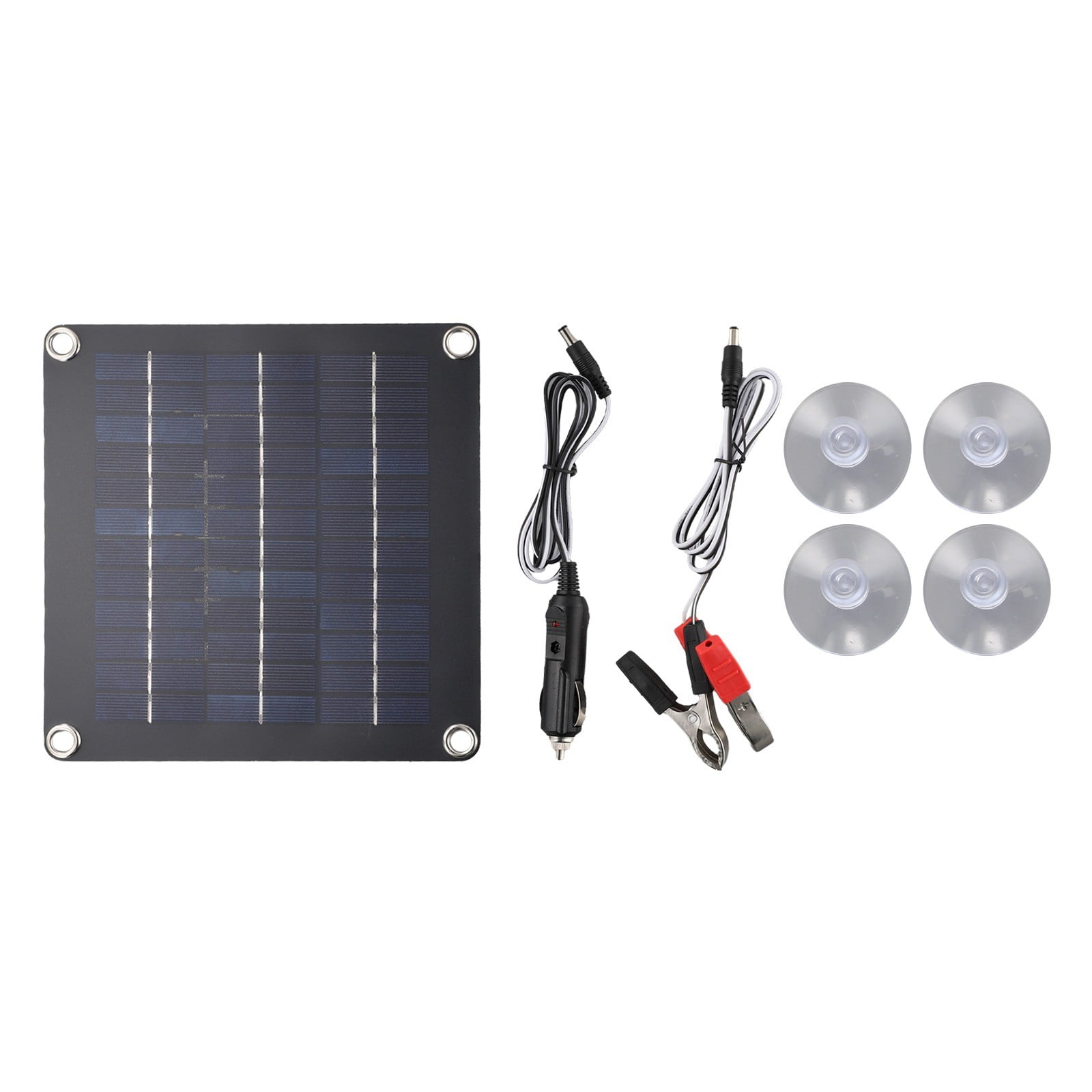 10W 12V Waterproof Car Solar Panel Kit Portable Solar Trickle Charger