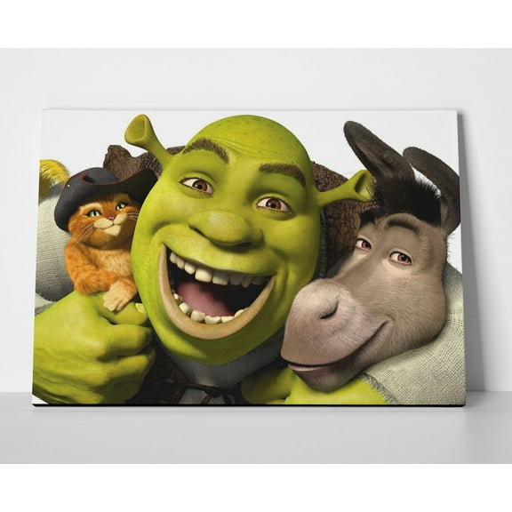 Shrek Movie Poster or Wrapped Canvas