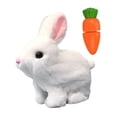 thumbnail image 4 of Conejo suave juguete electrónico mascota de peluche lindo juguete interactivo conejo de felpa electrónica para niñas y regalo de cumpleaños, 4 of 8