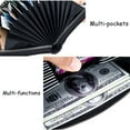 thumbnail image 2 of PULLIMORE 36 Slots Credit Cards Wallet Leather RFID Zipper Purse Long Handbag, 2 of 7