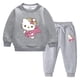 thumbnail image 3 of Hello Kitty lindo estampado niños Sudadera con capucha suéter traje más terciopelo grueso cálido niñas invierno de manga larga moda niños ropa, 3 of 5