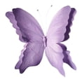 thumbnail image 1 of Adhesivo de pared de mariposa artificial, removible, para decoración de pared (DIY) Violeta, 1 of 9