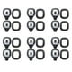 thumbnail image 1 of 12 Piezas de Luz Recargable USB para Gorro LED, Gorro Luz de Cabeza Reemplazable Luz de Sombrero DIY para Hombres y Mujeres, 1 of 5