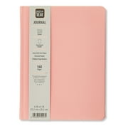 Pen+Gear Simulated Suede Journal, Peach Glaze, 6 in x 8 in, 160 Ruled Pages