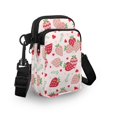 thumbnail image 3 of HELLHERO Strawberry Pattern Polyester Crossbody Bag Adjustable Strap Outdoor Holiday Travel Adjustable Shoulder Strap, 3 of 7