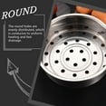 thumbnail image 4 of Miangastore Steamer Basket 22.5cm Food Steaming Rack Steamer Insert For Meat Dim Sum Seafood, 4 of 9