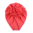 thumbnail image 3 of Wangsaura Bonnet de Protection pour Bébé Fleur Sauvage Turban Plissé, 3 of 3