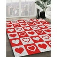 thumbnail image 2 of Ahgly Company Indoor Rectangle Patterned Red Novelty Area Rugs, 2' x 5', 2 of 6