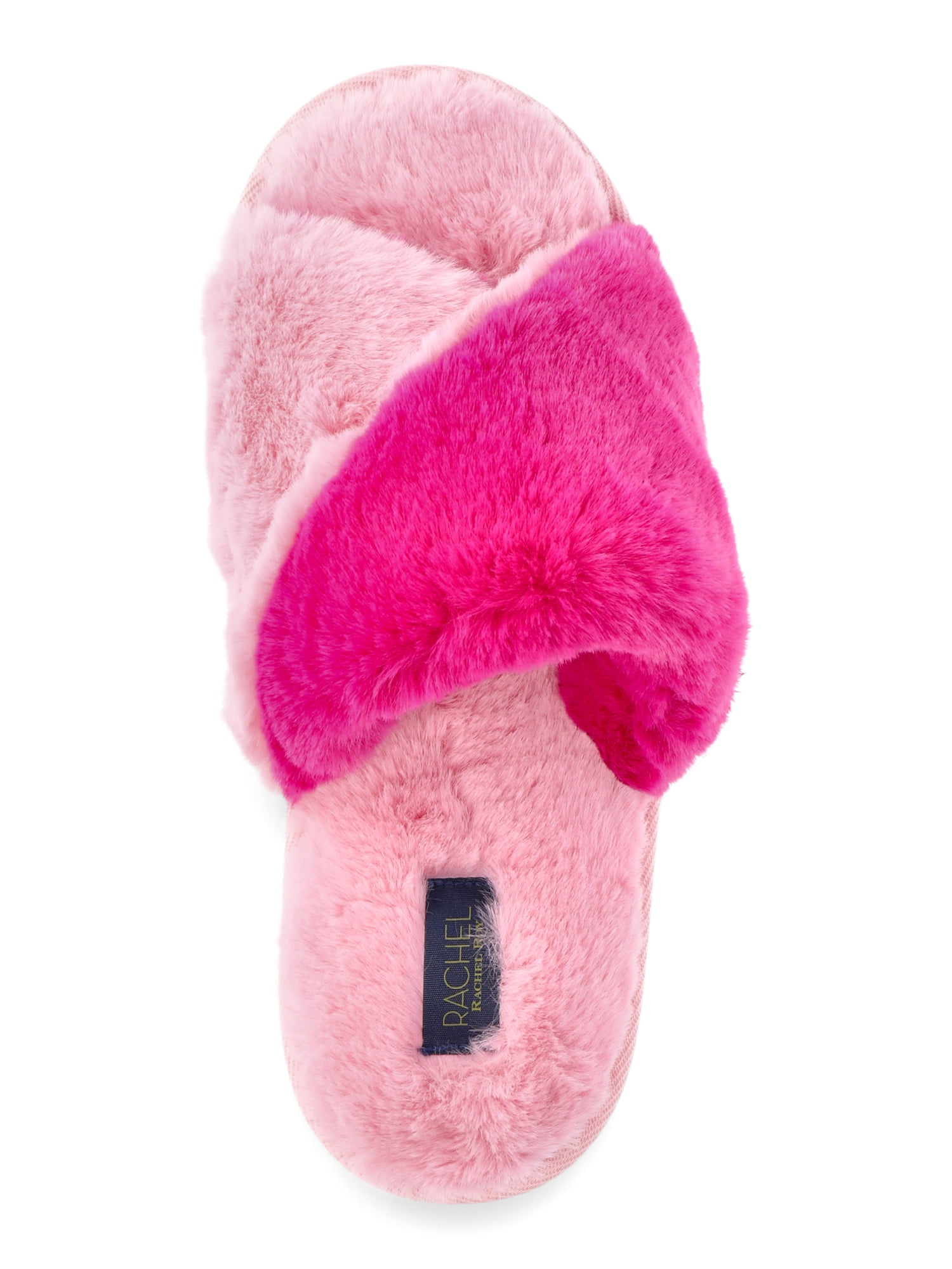 RACHEL Rachel Roy Women's Two Toned Crossband Slippers
