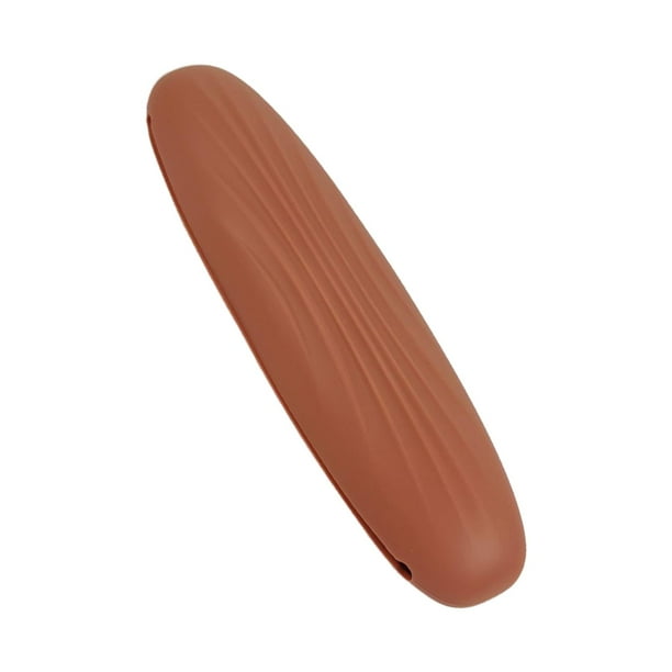 Estuche organizador duradero para brochas de maquillaje para niñas, ideal para viajes de negocios. Café