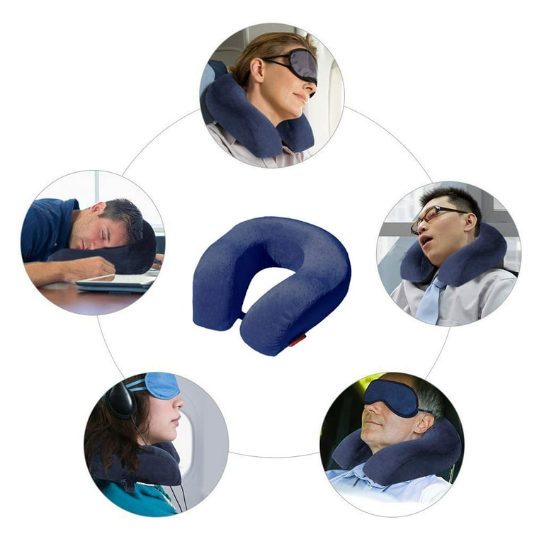 Award-Winning Ergonomic Travel Neck Pillow | Cushion Lab Large / Navy