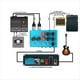 thumbnail image 2 of Pedal Simulador de Amplificador de Guitarra Multiefectos Audio Bright Flame, Caja de Simulación de Gabinete Estéreo, Preamplificador, Pedal de Efectos de Caja DI., 2 of 9