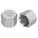 thumbnail image 1 of 2 Pcs Tapa de extremo hexagonal de tuerca de acero inoxidable 304, accesorio de tubería de rosca hembra NPT 1/2", 1 of 7