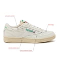thumbnail image 3 of Zapatos Reebok Club C vintage blancos casuales para hombre, 3 of 7