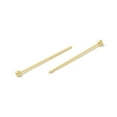 thumbnail image 2 of 1000pcs 304 Stainless Steel Ball Head Pins Real 18K golden Plated 25x0.7mm Head: 1.9mm, 2 of 3