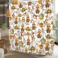 thumbnail image 2 of Tchckioa 47x64 Inch Thanksgiving Shower Curtain for Bathroom Decor,Waterproof Hooks Bath Curtain, 2 of 6