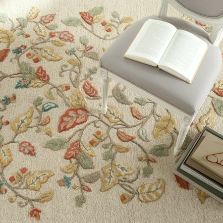 - Safavieh Martha Stewart Autumn Woods Floral Area Rug or Runner