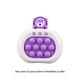 thumbnail image 4 of Juego De Empuje Rápido Burbuja de empuje con juguetes sensoriales de luz de sonido para suministros de regalos para niños (azul arcoíris), 4 of 7