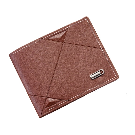 Slim Leather Men’s Bifold Wallet with Multiple Card Slots, Secure Money Clip, Coin Pouch, and Convenient Organization for Everyday Use and Travel