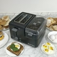 thumbnail image 4 of West Bend Multifunctional Breakfast Station, 2-Slice Toaster with Egg Cooker and Meat Warmer, in Black (78500), 4 of 20