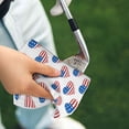 thumbnail image 4 of Golf Towels for Golf Bags For Men Women - heart USA flag print 24x16in Absorbent Quick Drying Golf Towel for Cleaning Golf Ball Club Golf Bag Accessories with Carabiner, 4 of 8