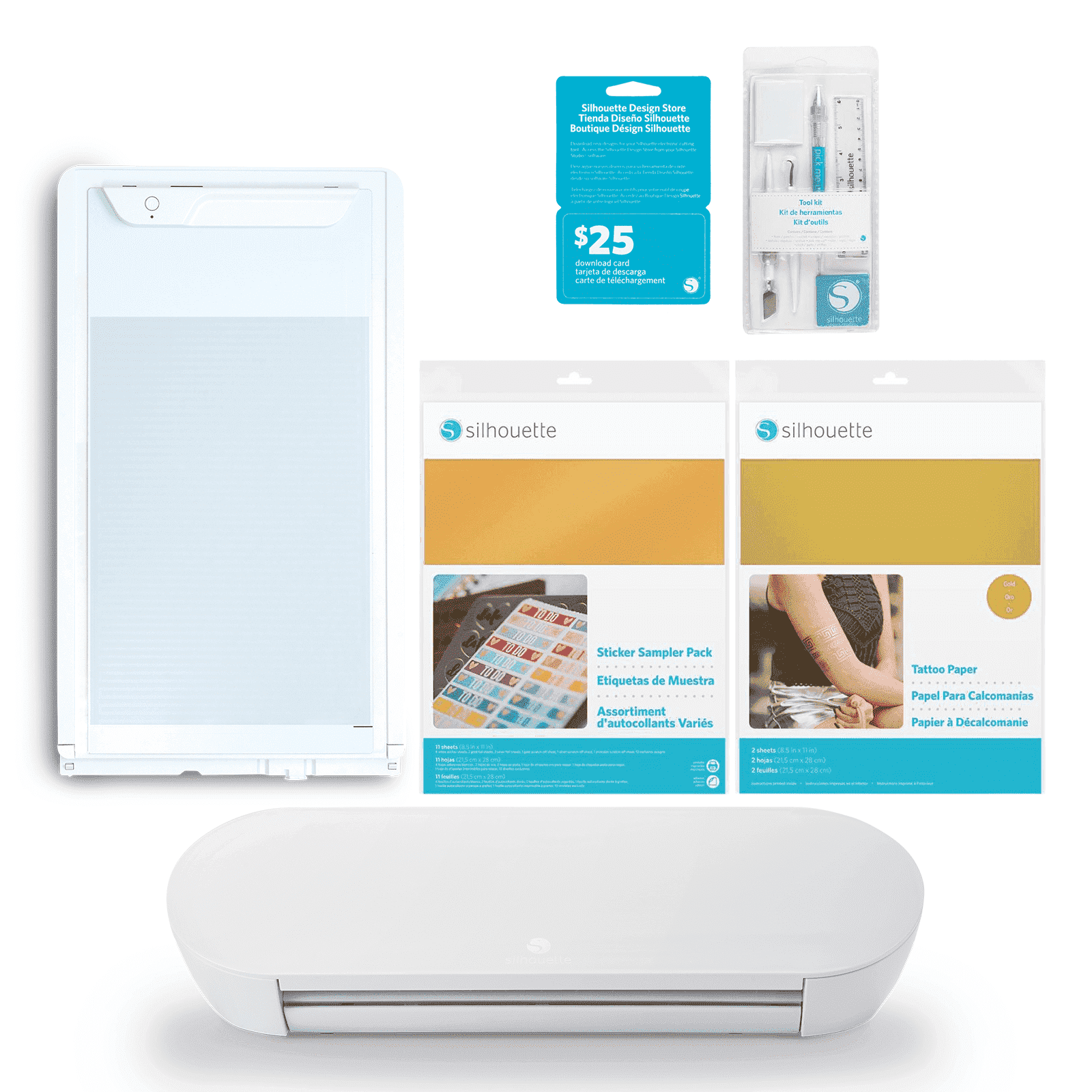 Silhouette Cameo 3 Electronic Cutter-Light Blue - Walmart.com