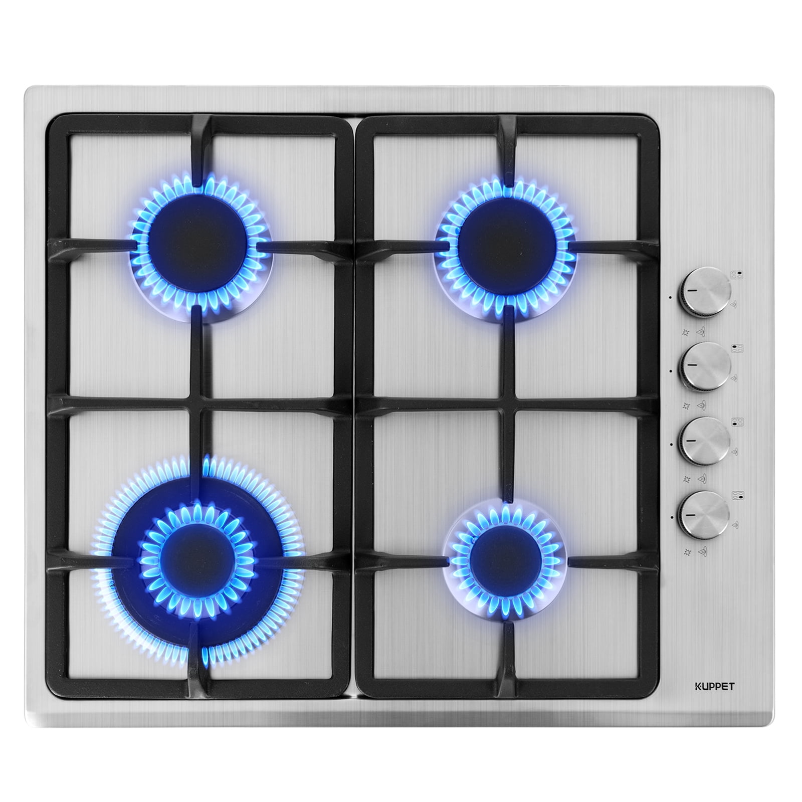 Gas Cooktop, KUPPET 20x34 inches Built in Gas Cooktop, 5 Burners Gas