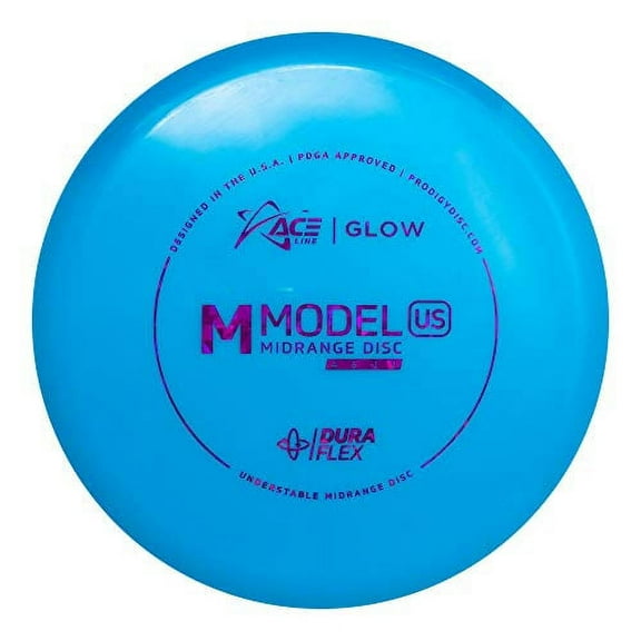 Prodigy Discs Ace Line Glow DuraFlex M Model US Midrange Golf Disc Colors May Vary - 177-180g