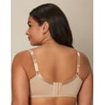 thumbnail image 3 of Playtex 18 Hour Silky Soft Smoothing Cool & Breathable Wireless Bra, 2-Pack White/Nude 36C Women's, 3 of 5