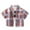 Purple, variant on WOYY Toddler Boys Checkered Short Sleeves Shirt Cotton Casual Button Down Shirt, Sizes 1-11