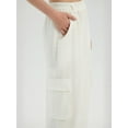 thumbnail image 6 of High Waist Elastic Waist Pocket Relaxed fit Pants, 6 of 6