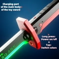 thumbnail image 4 of Virelaxpo LED Light-Up Sword Toy with Colorful Flowing Lights Sound Effects Glowing for Youngsters Imaginative Play Adventure Game, 4 of 5