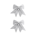 thumbnail image 1 of Lipstore 2 Pieces Christmas Tree Bow Xmas Tree Decor for Backyard Indoor Outdoor Tree, 1 of 8