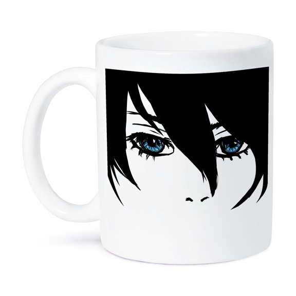 3dRose, Michaels Secret Anime Face - Connie Ashlyn Art, 11oz Mug