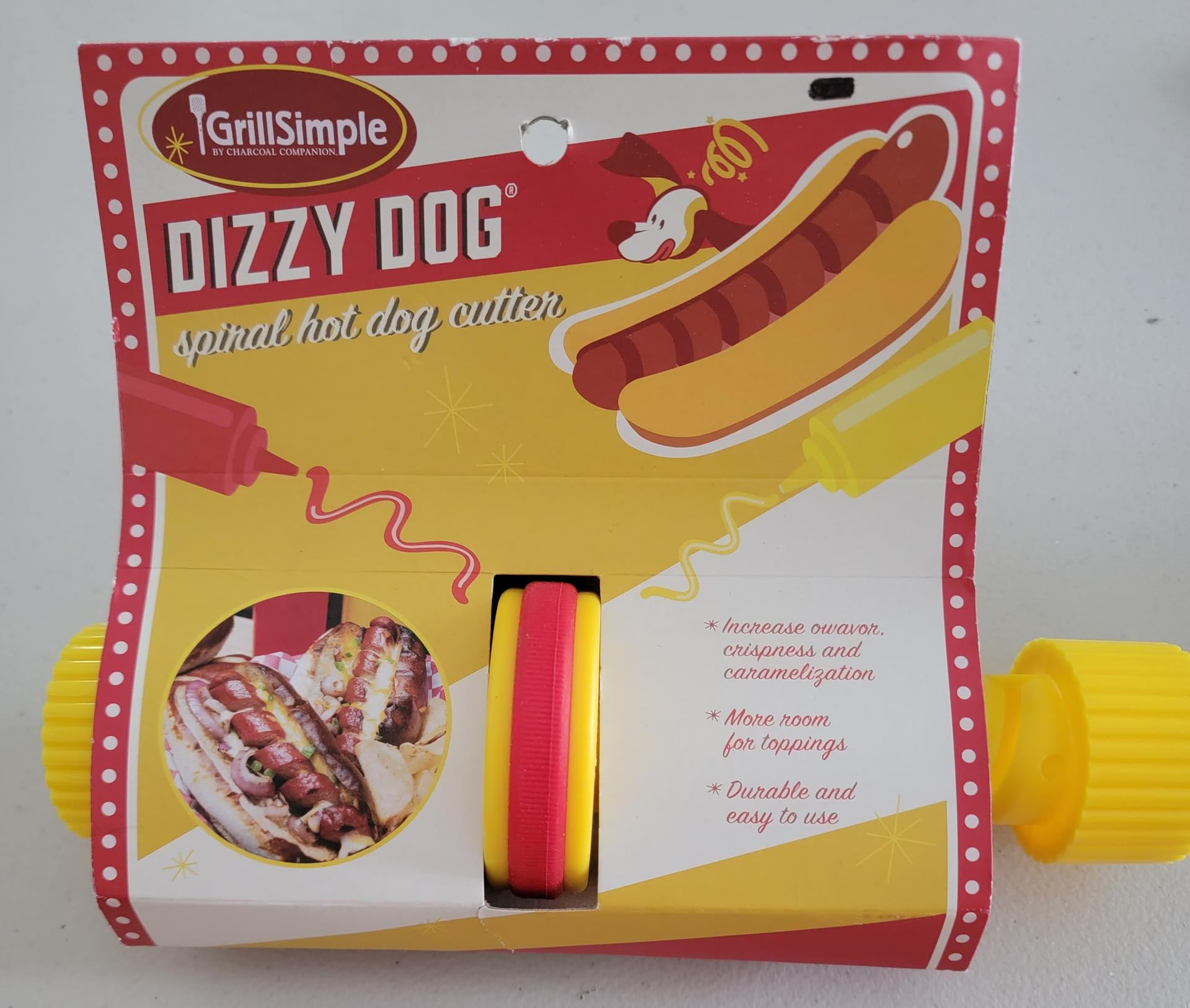 Dizzy Dog Cutter Hot Dog Spiralizer Grilling Tool