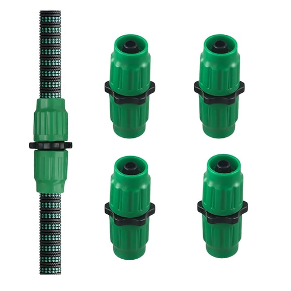 ZEPARO 4PCS Expandable Garden Hose Repair Kit Hose Connectors Fitting for 5/8"