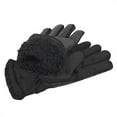 thumbnail image 4 of 1 Pair of Adult One Size Two Tone Insulated Waterproof Windproof Cold Winter Weather Gloves for Snow, Wind, Rain, Hail, Freezing Temperatures and Harsh Climates in Gray and Black, 4 of 6